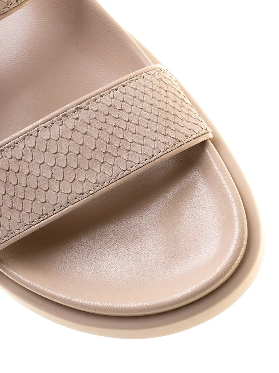 Сандалии кожаные