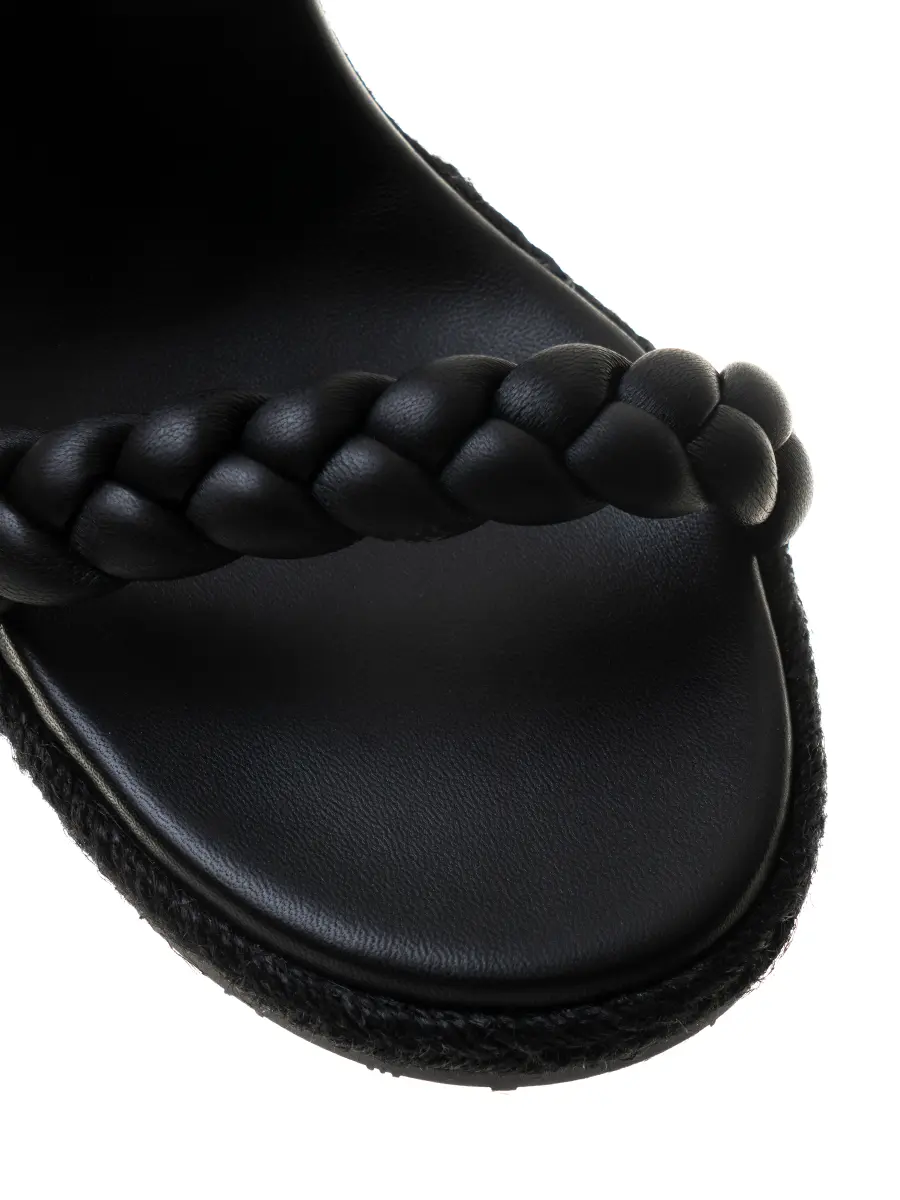 Босоножки кожаные