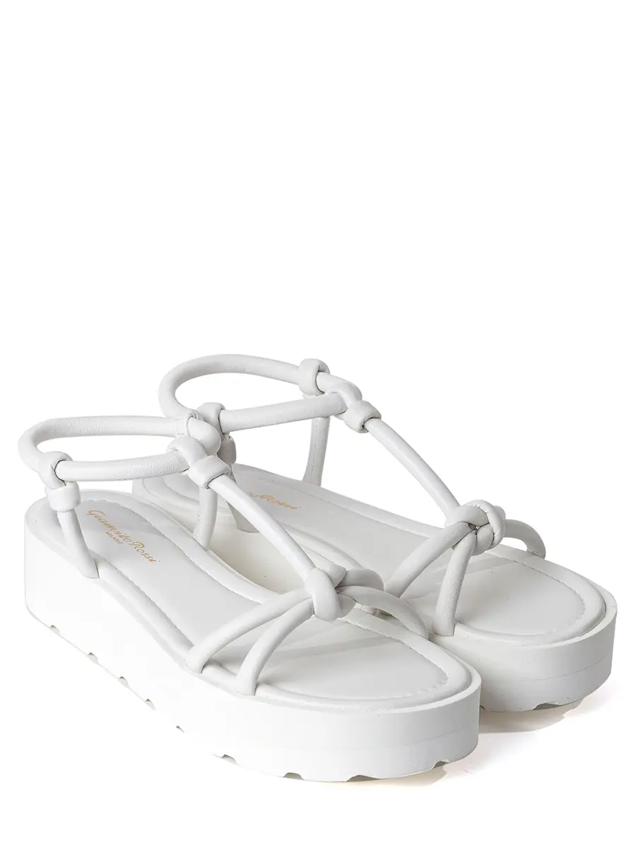 Сандалии кожаные