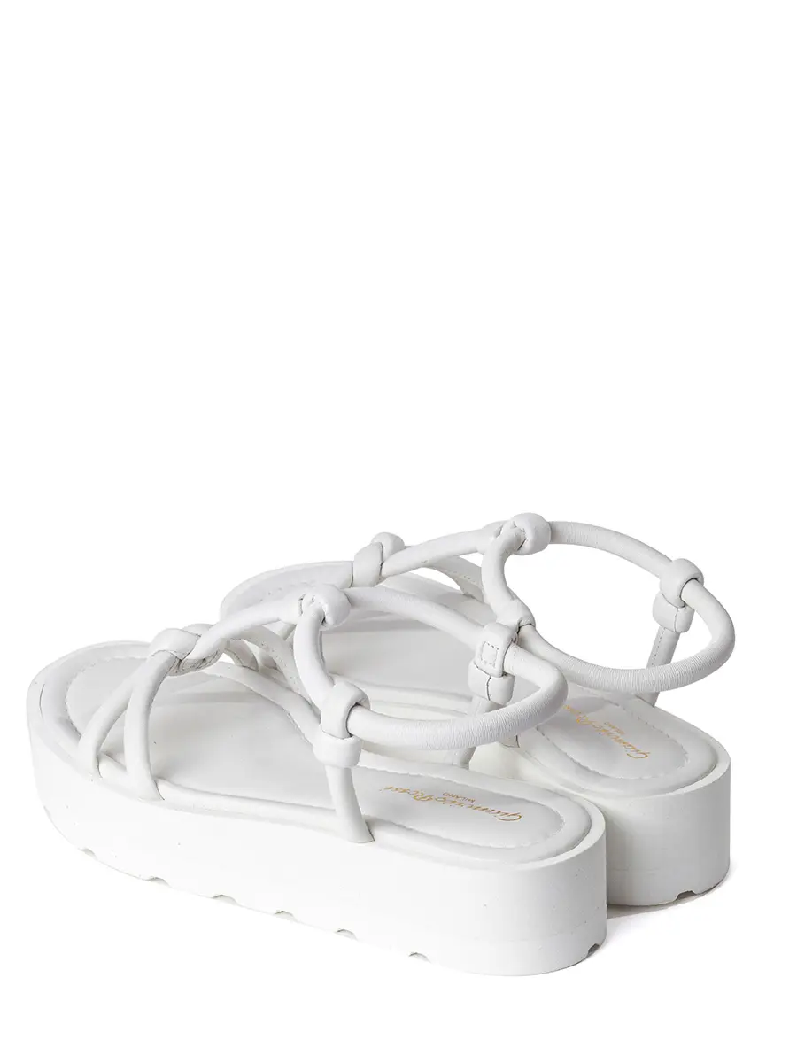 Сандалии кожаные