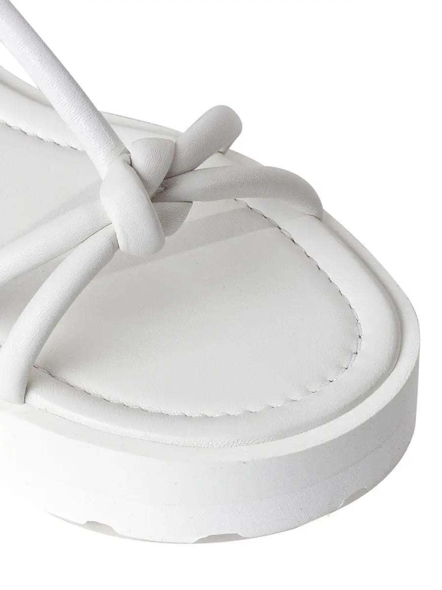 Сандалии кожаные