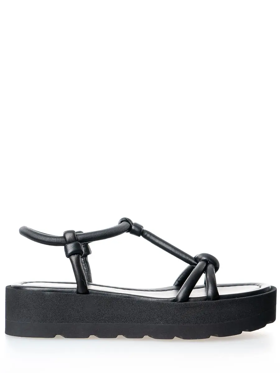 Сандалии кожаные