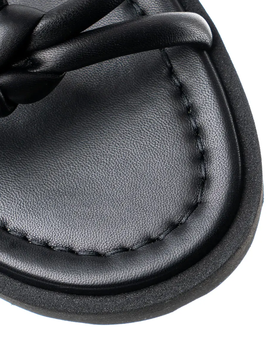 Сандалии кожаные