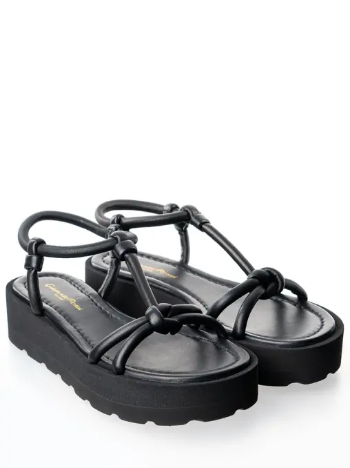 Сандалии кожаные GIANVITO ROSSI