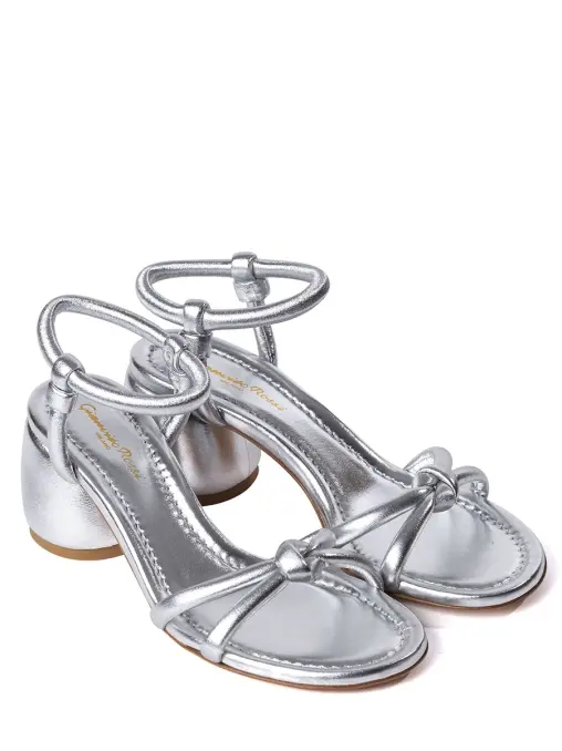 Босоножки кожаные GIANVITO ROSSI