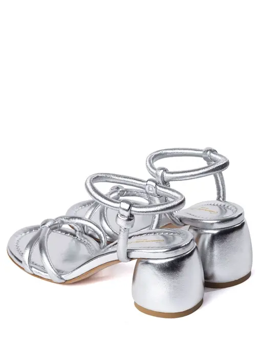 Босоножки кожаные GIANVITO ROSSI
