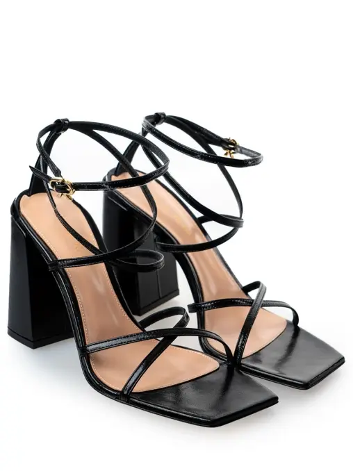 Босоножки кожаные GIANVITO ROSSI