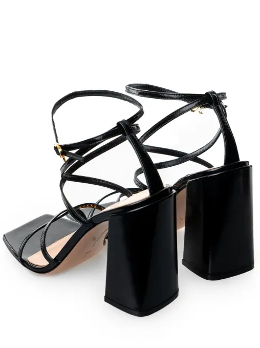 Босоножки кожаные GIANVITO ROSSI
