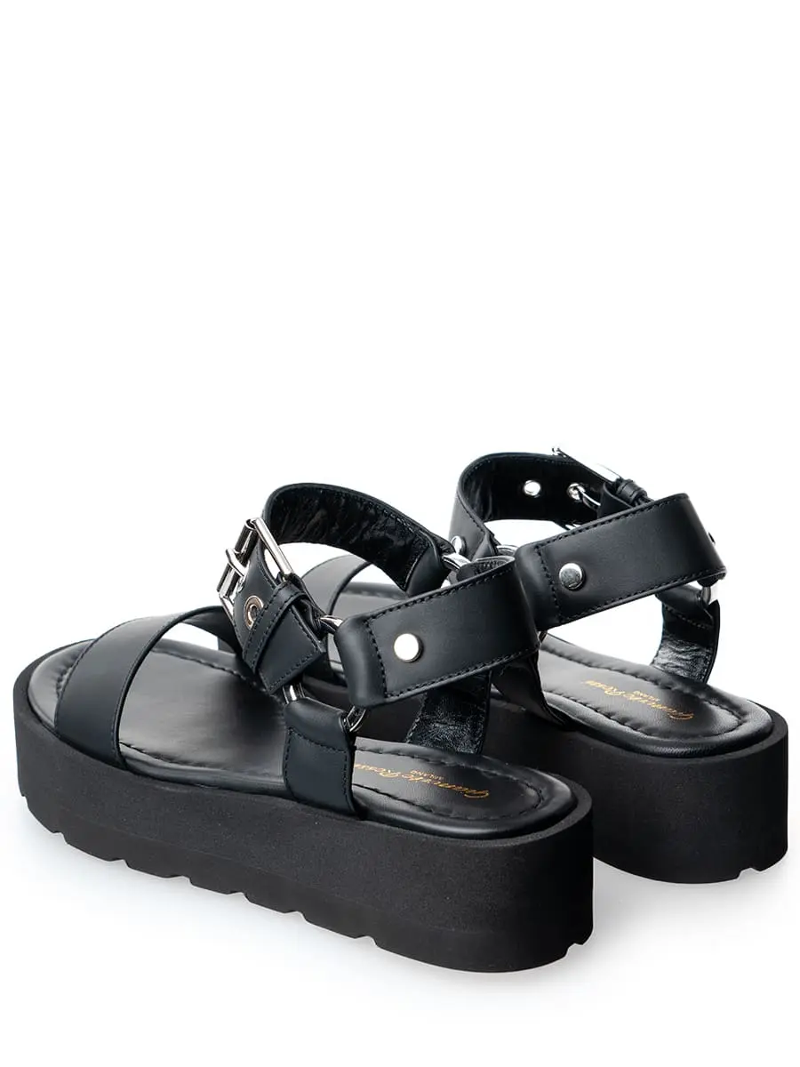 Сандалии кожаные