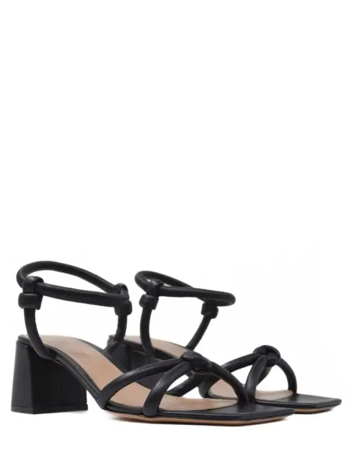 Босоножки кожаные GIANVITO ROSSI