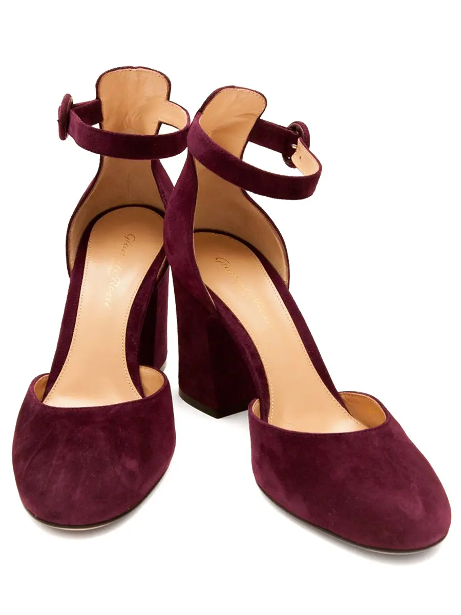 Туфли замшевые