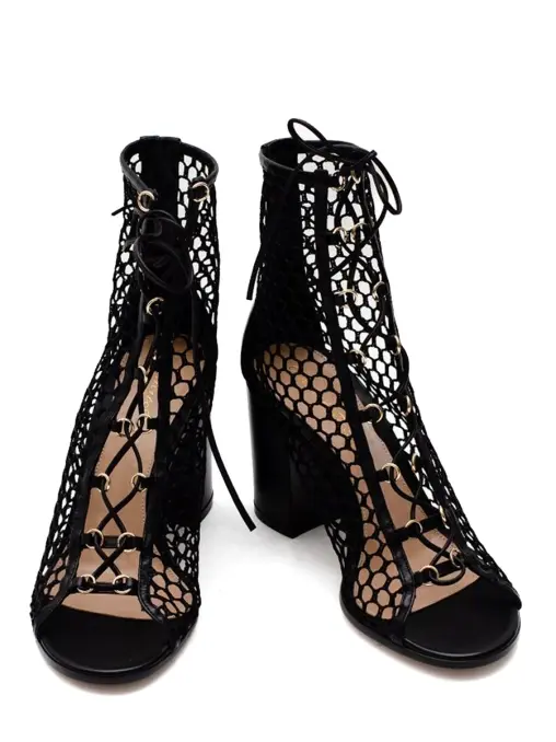 Ботильоны текстильные GIANVITO ROSSI