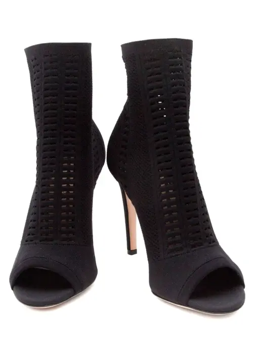 Ботильоны текстильные GIANVITO ROSSI