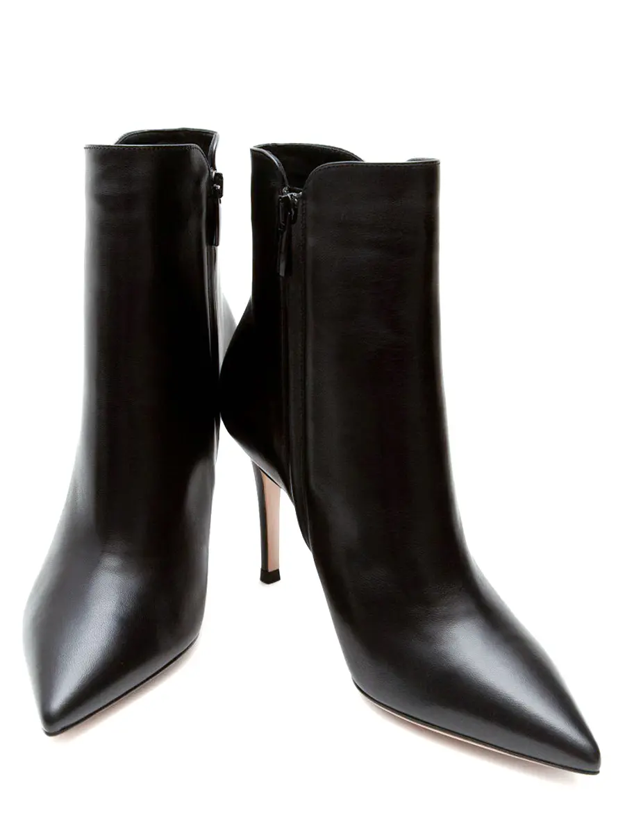Ботильоны кожаные