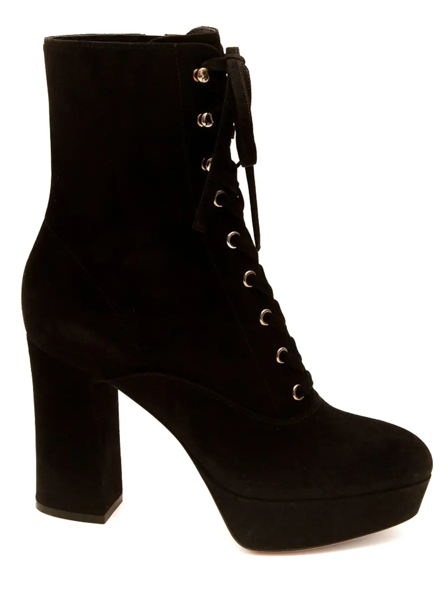 Ботильоны замшевые