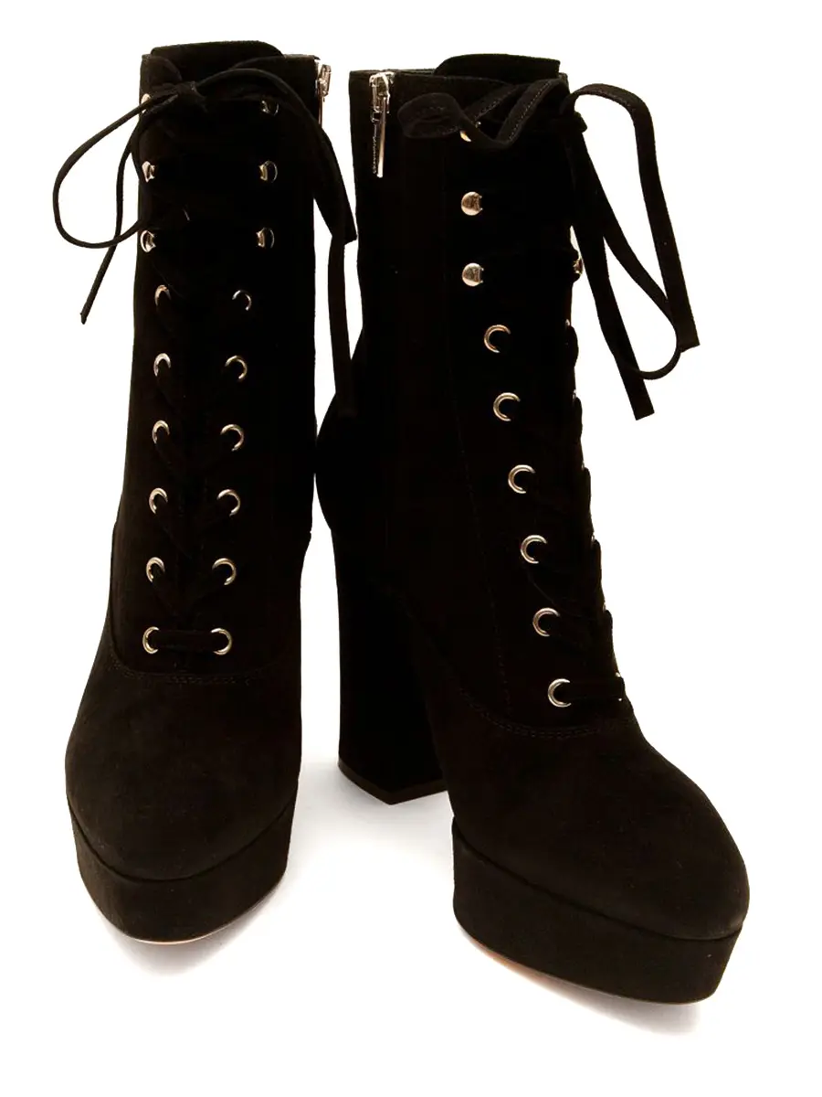 Ботильоны замшевые