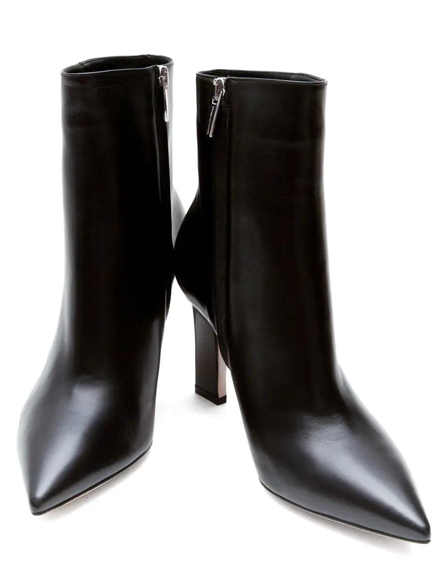 Ботильоны кожаные