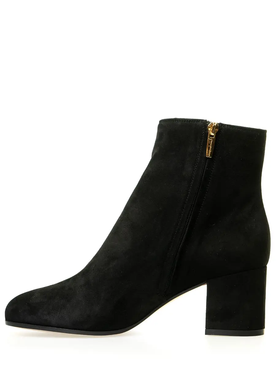 Ботильоны замшевые на меху