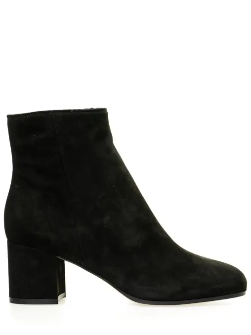 Ботильоны замшевые на меху GIANVITO ROSSI