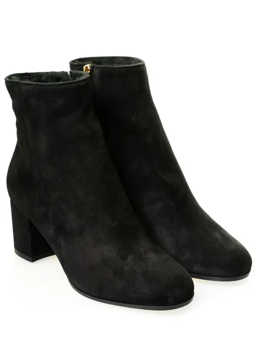 Ботильоны замшевые на меху GIANVITO ROSSI
