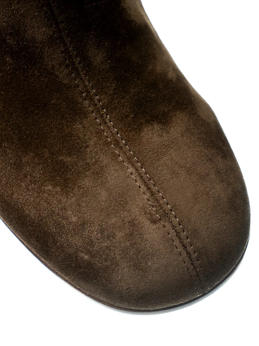 Ботильоны замшевые