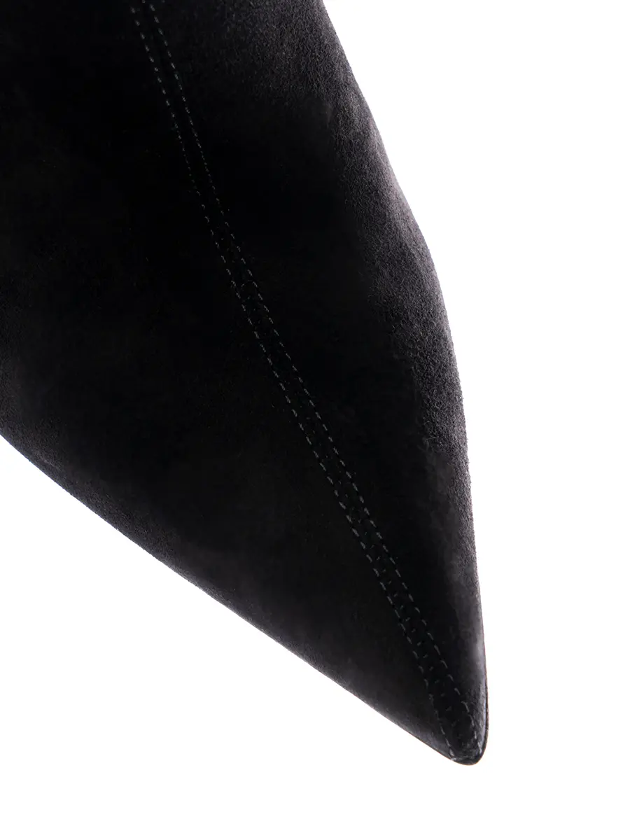 Ботильоны замшевые