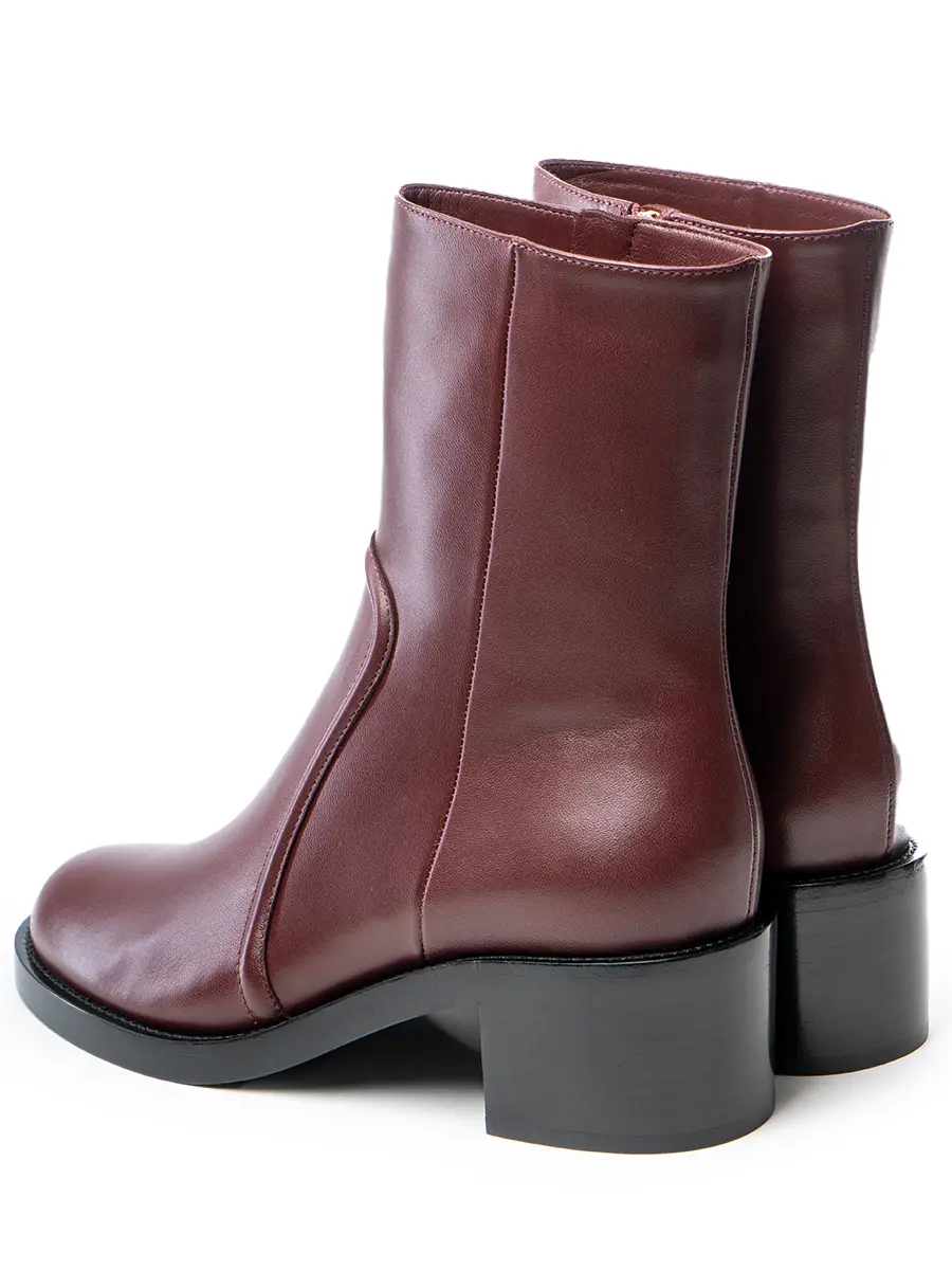 Ботинки кожаные