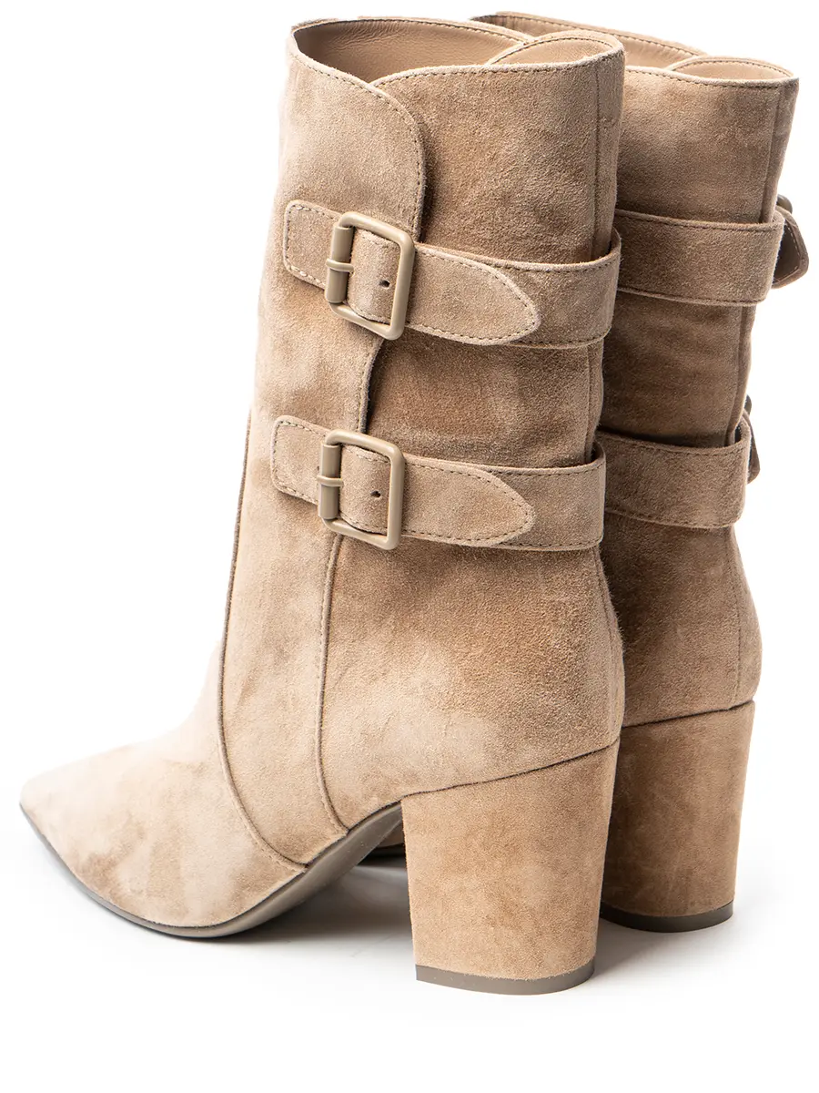 Ботильоны замшевые