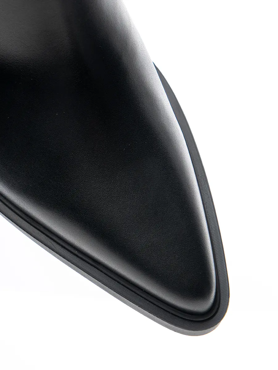 Ботильоны кожаные