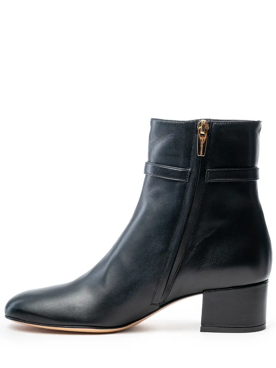 Ботильоны кожаные