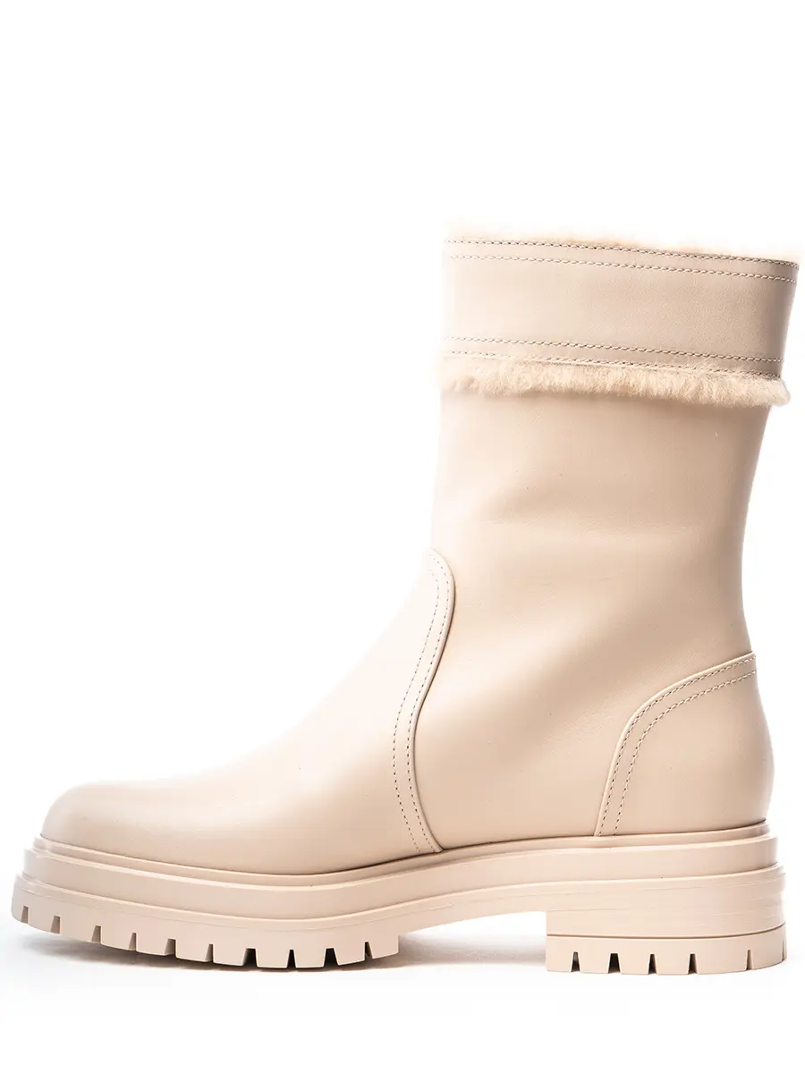 Ботинки кожаные