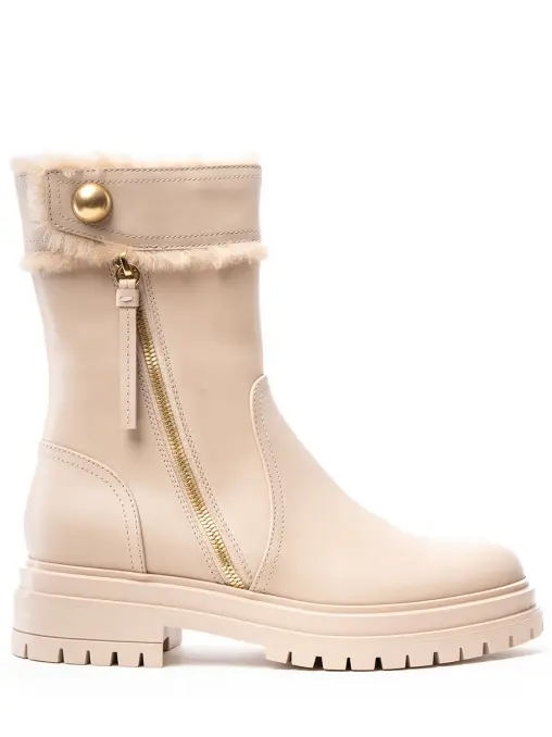 Ботинки кожаные GIANVITO ROSSI