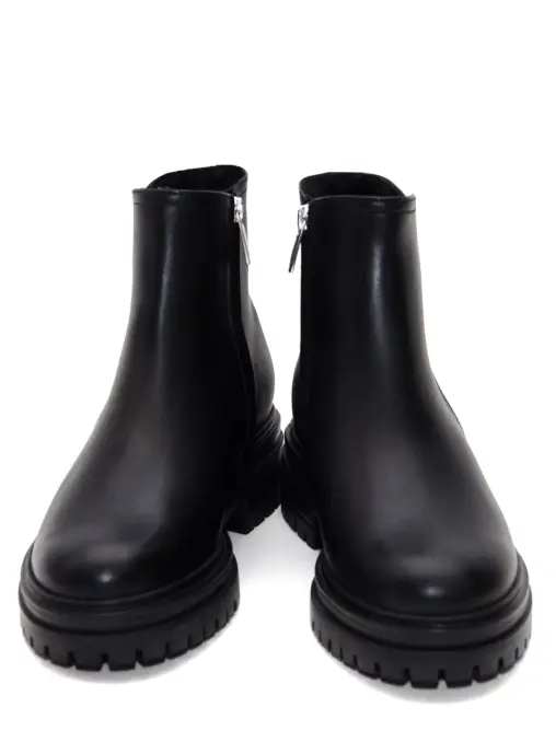 Ботинки кожаные на меху GIANVITO ROSSI