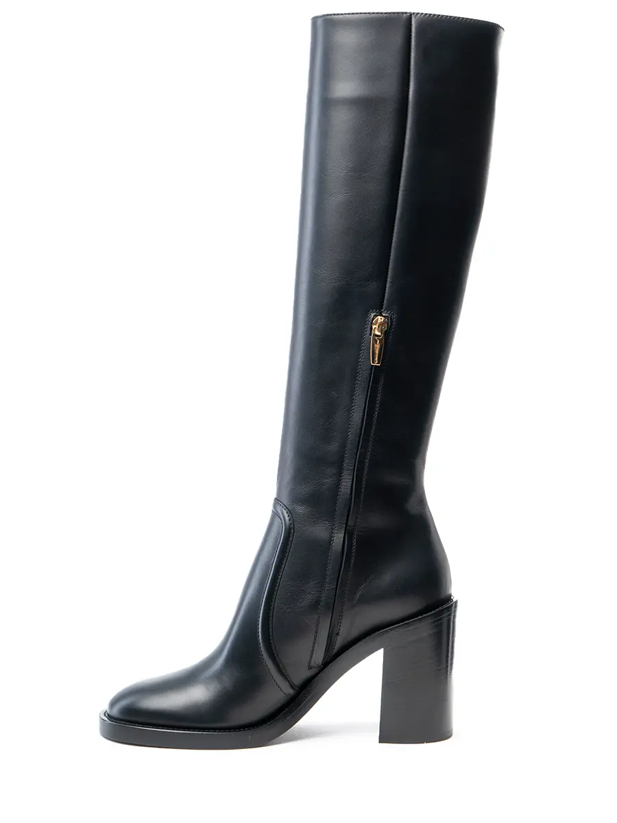 Сапоги кожаные