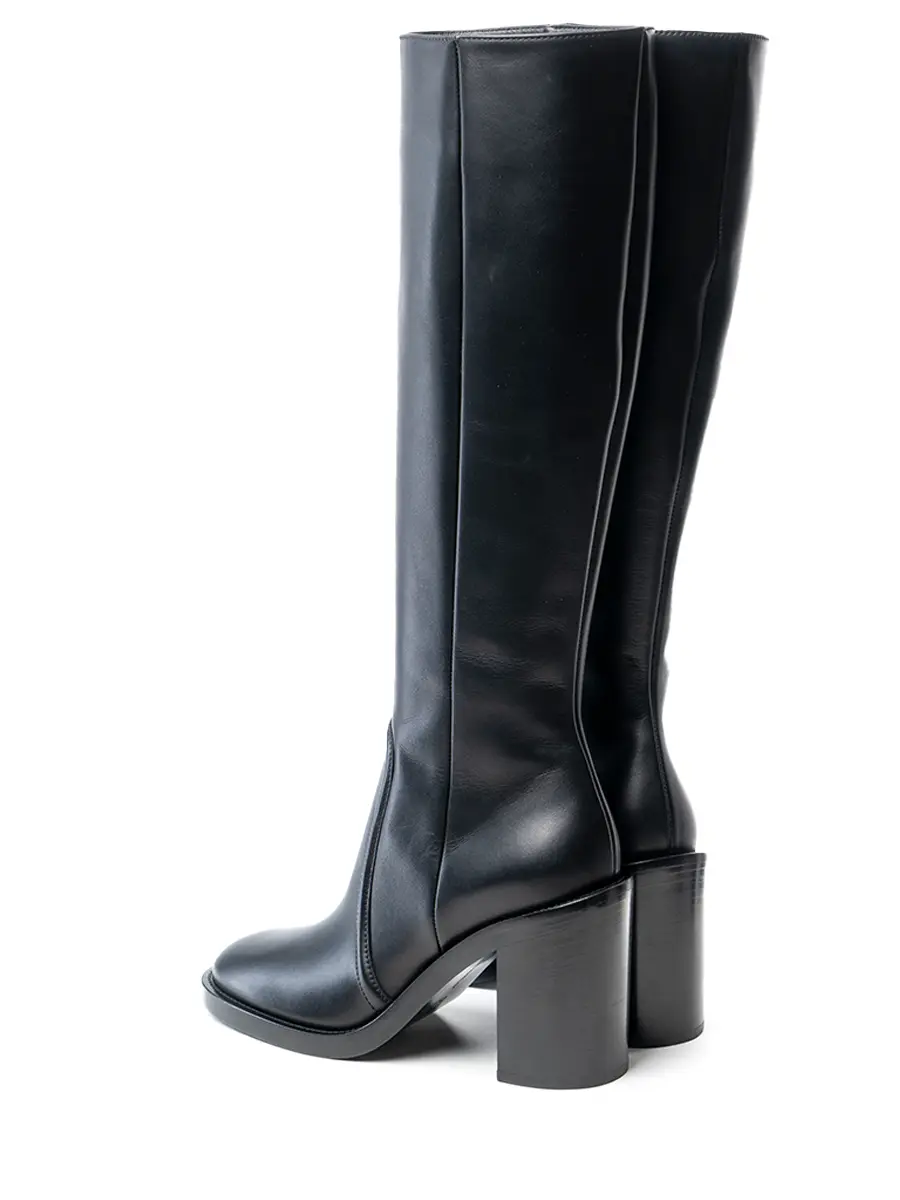 Сапоги кожаные