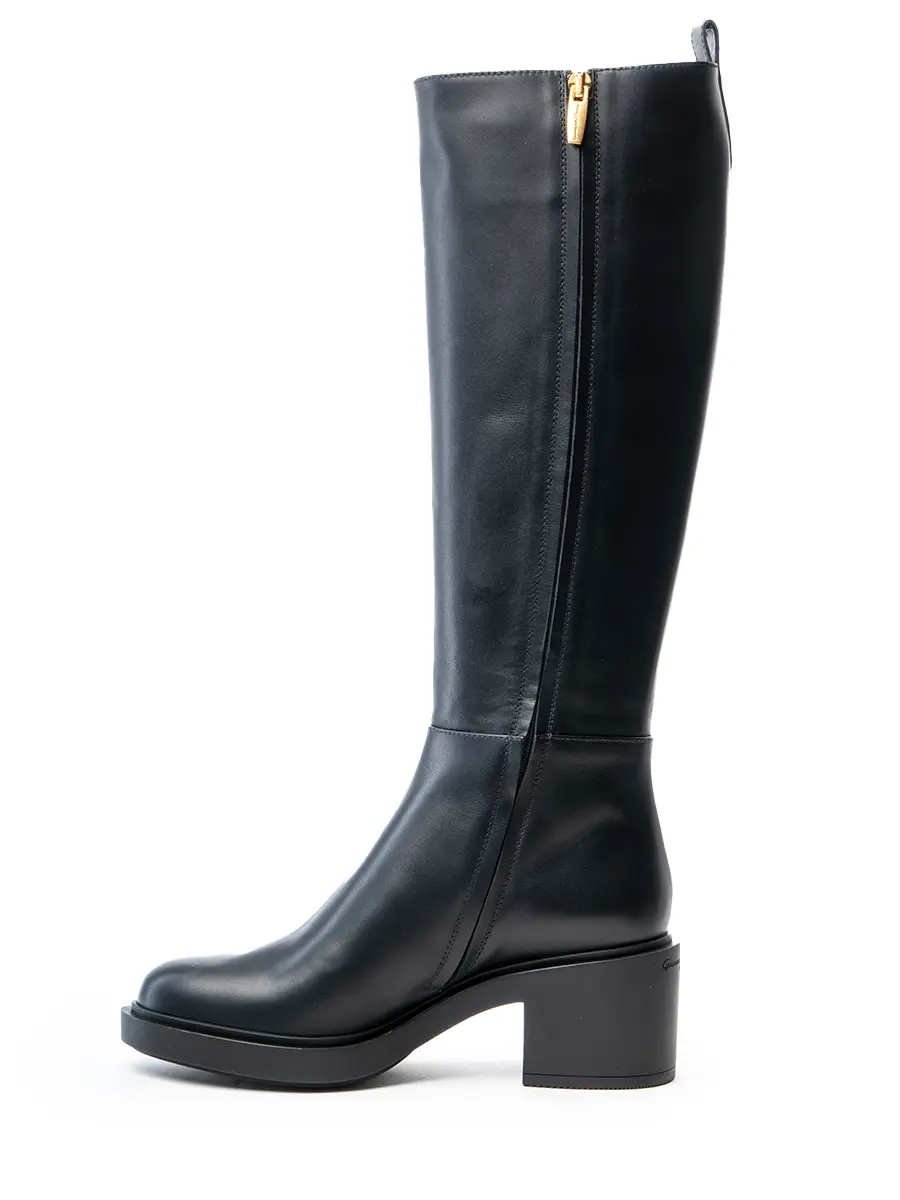 Сапоги кожаные