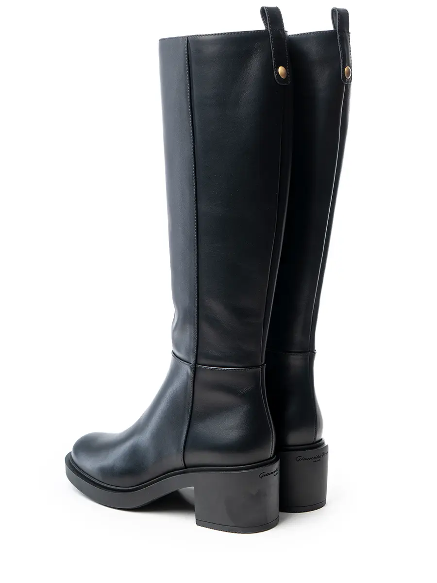 Сапоги кожаные