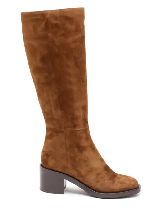 Сапоги замшевые GIANVITO ROSSI