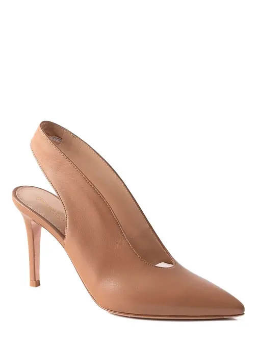 Туфли кожаные GIANVITO ROSSI