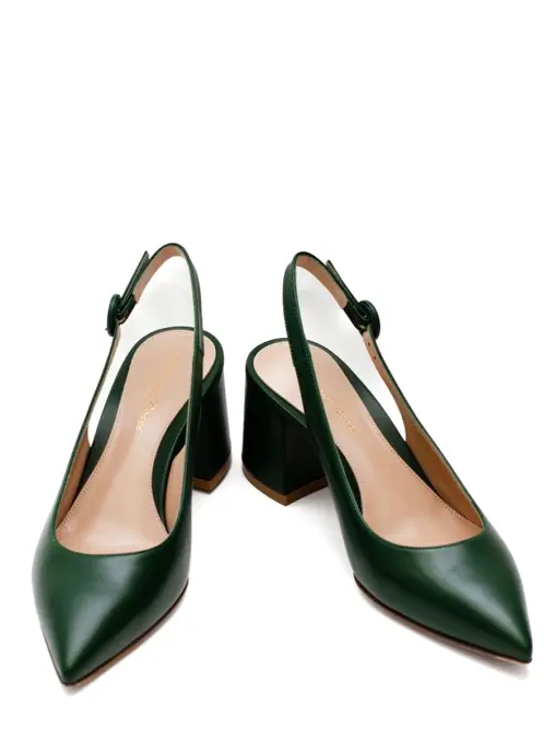 Туфли кожаные GIANVITO ROSSI