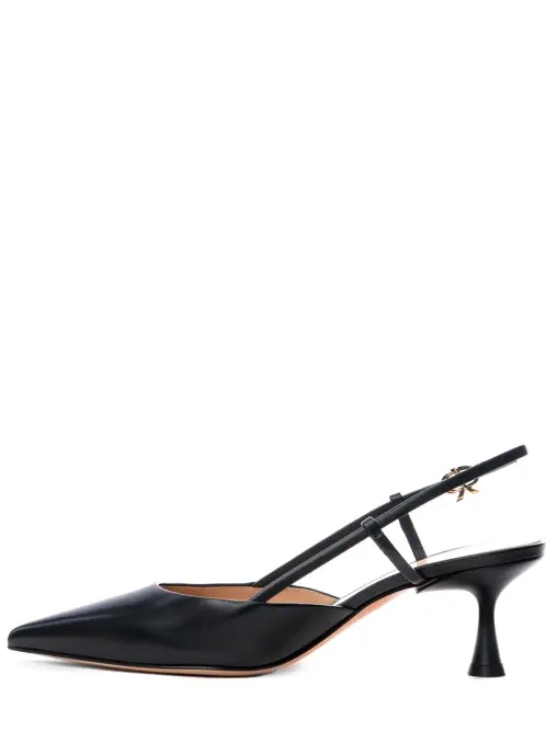 Туфли кожаные GIANVITO ROSSI