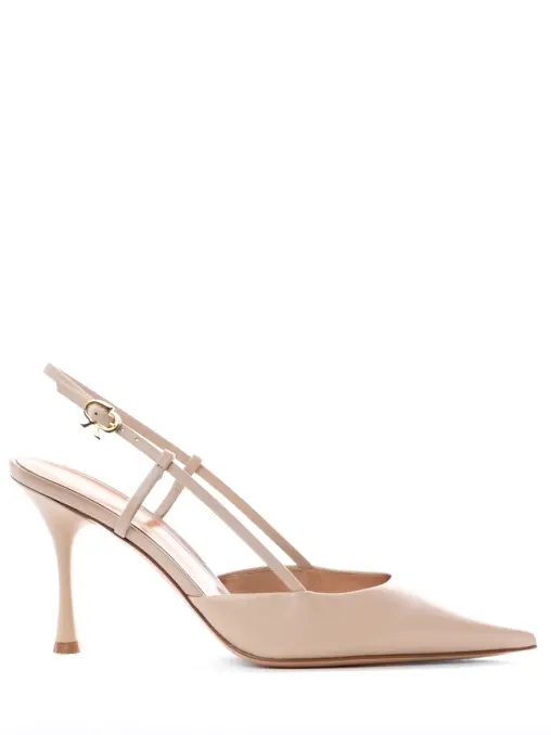 Туфли кожаные GIANVITO ROSSI