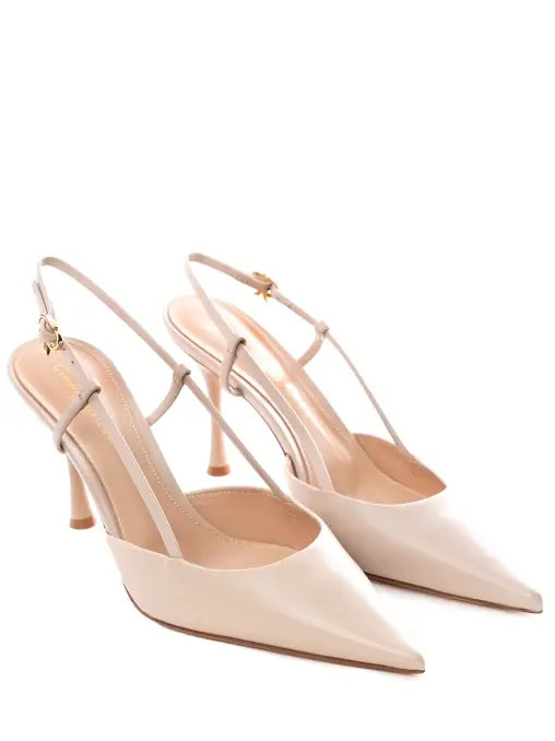 Туфли кожаные GIANVITO ROSSI