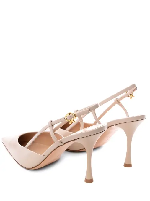 Туфли кожаные GIANVITO ROSSI