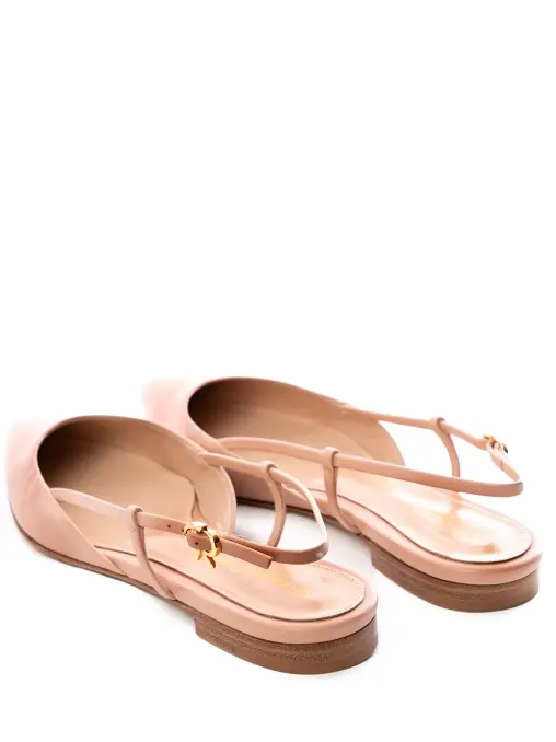 Балетки кожаные GIANVITO ROSSI