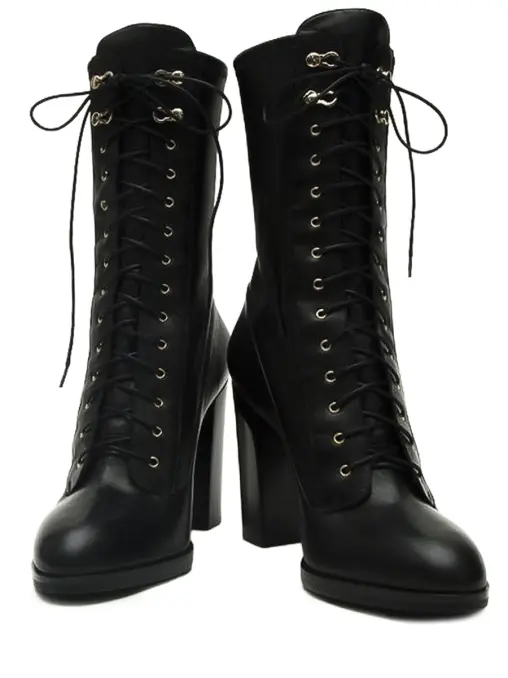 Ботильоны кожаные SERGIO ROSSI