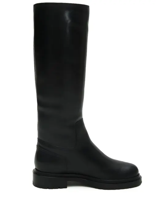 Сапоги кожаные на меху SERGIO ROSSI