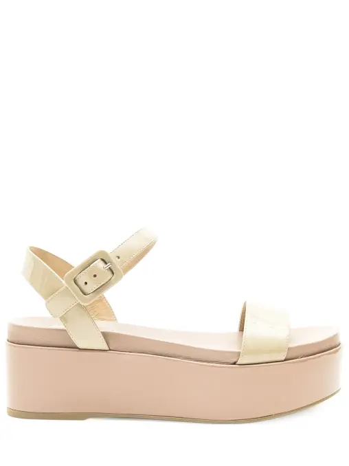 Сандалии кожаные SERGIO ROSSI