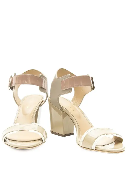 Босоножки кожаные SERGIO ROSSI