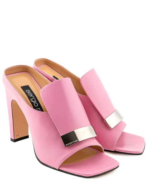 Мюли кожаные SERGIO ROSSI